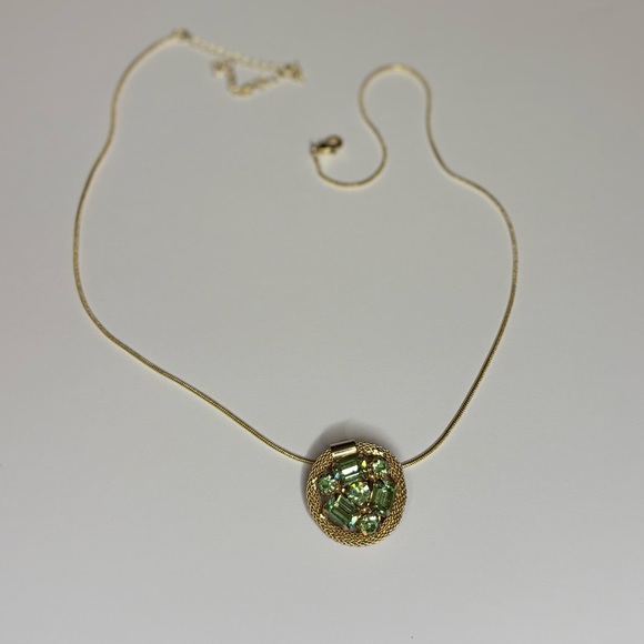 Vintage Weiss Peridot Necklace - Picture 3 of 5